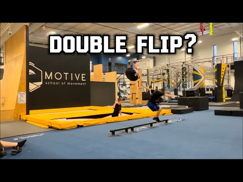 Worlds first Double flip to a rail?😱
