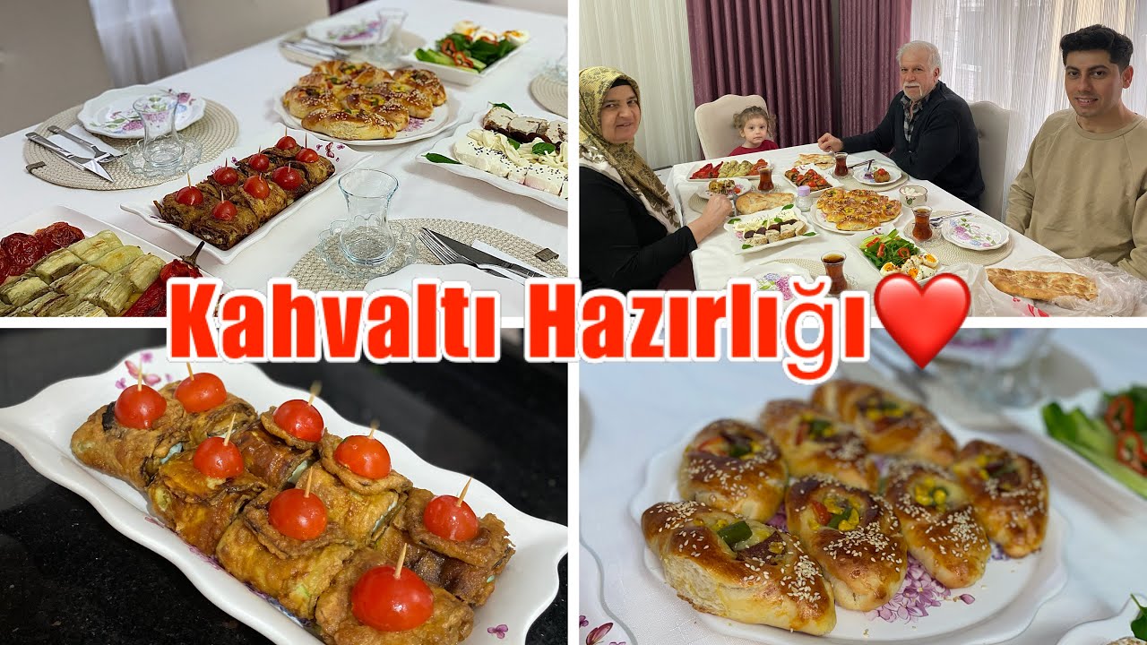 Aşçı Annem ve Babamla Pazar Kahvaltısı/Misafir Kahvaltı Hazırlığı/Pratik Kahvaltı Tarifleri