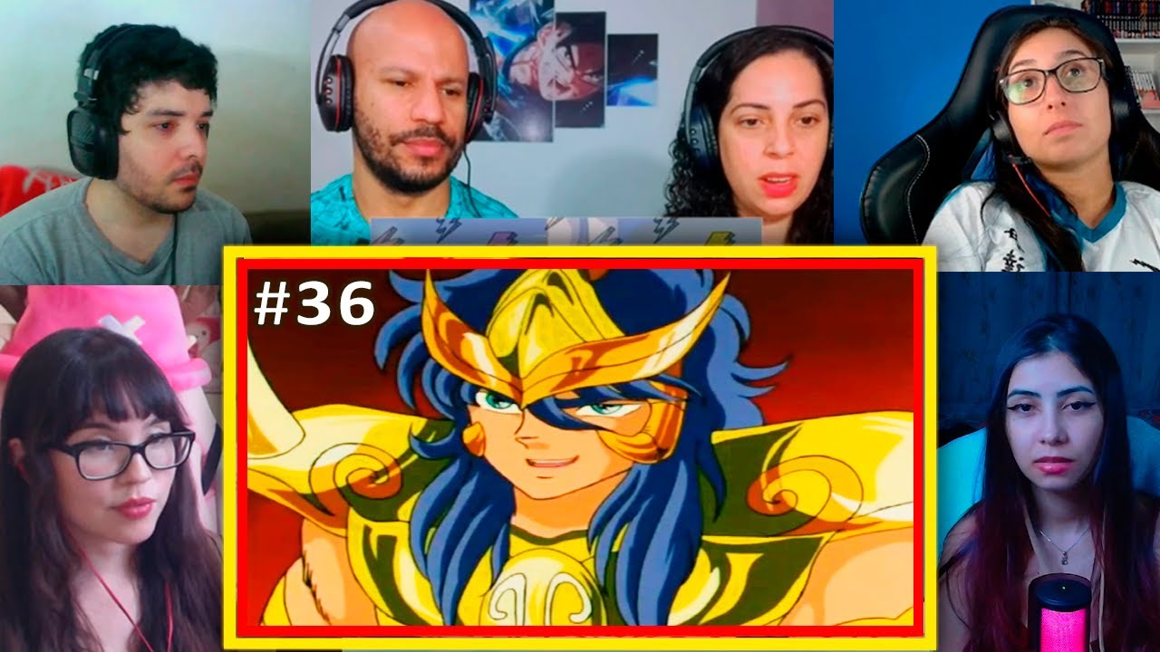 CAVALEIRO de OURO Milo Aparece Pela Primeira Vez  - CDZ EP 36 Dublado Completo [MULT-REAÇÕES]