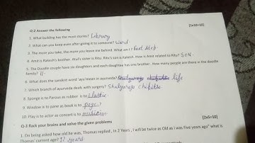 MLZS class 8 GK annual exam