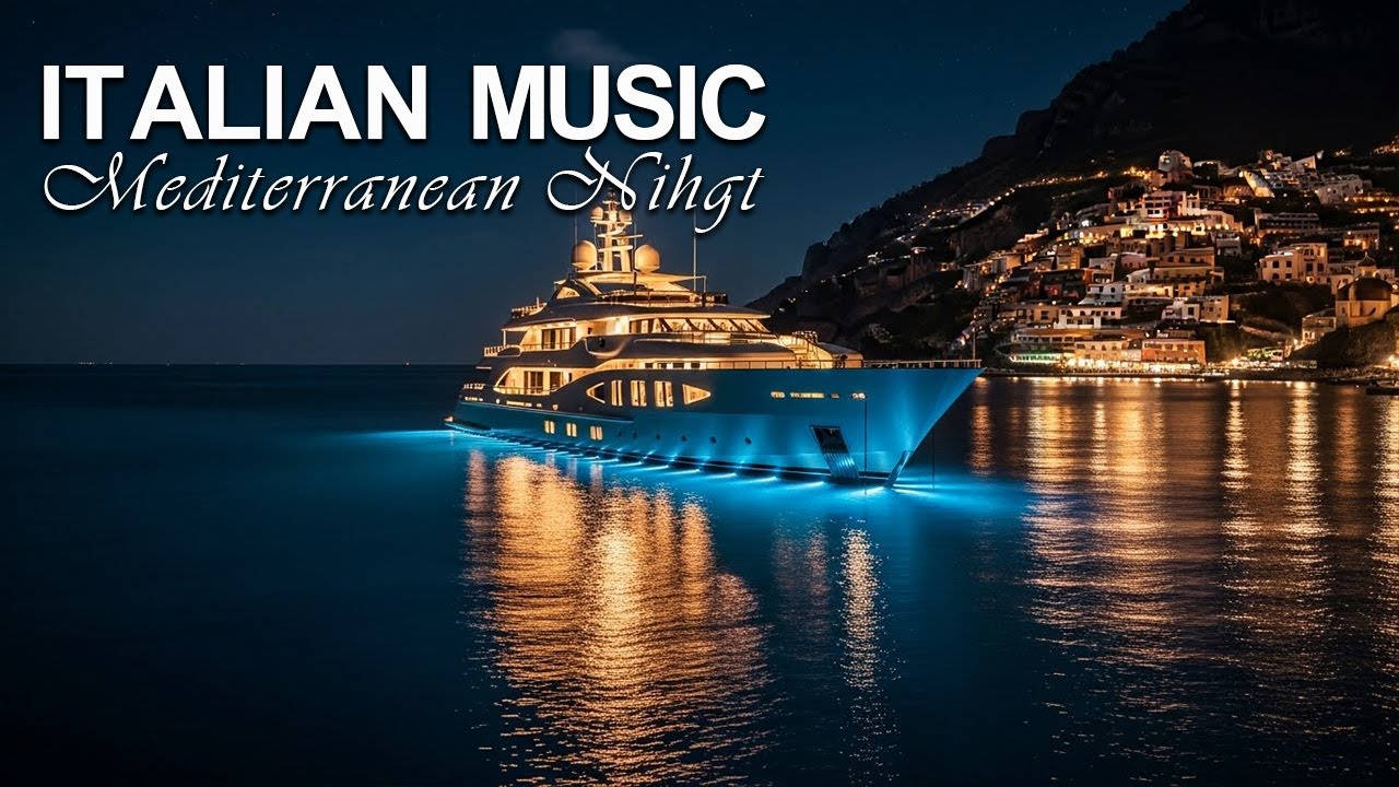 Italian Music – Mediterranean Dream 🌃 Quiet Nights on Blue Seas