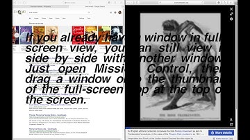 HOW TO USE TWO APPS SIDE BY SIDE IN SPLIT VIEW ON MAC IN HIGH SIERRA