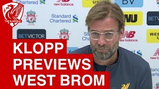 Jurgen Klopp Pre-Match Press Conference | Liverpool vs West Brom screenshot 5