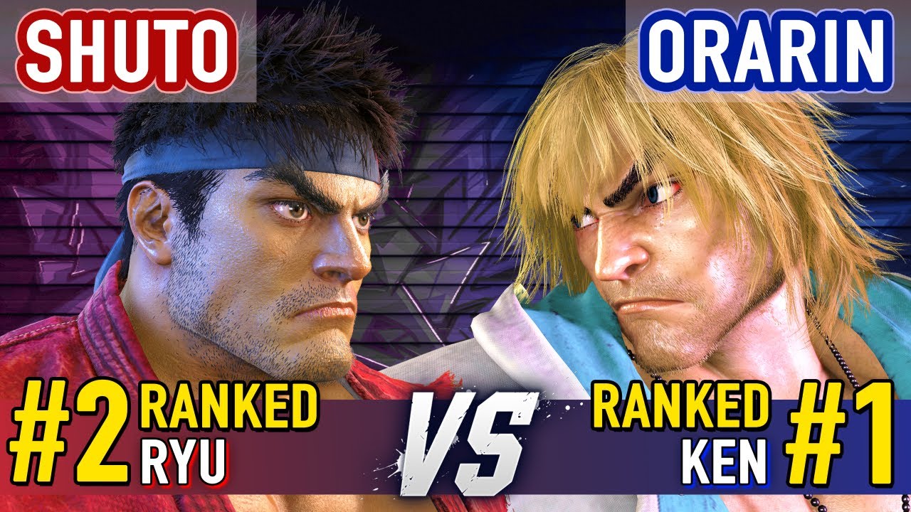 SF6 ▰ SHUTO (#2 Ranked Ryu) vs ORARIN (#1 Ranked Ken) ▰ Street Fighter 6 High Level Gameplay