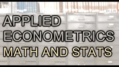 Econometrics Math Review 1
