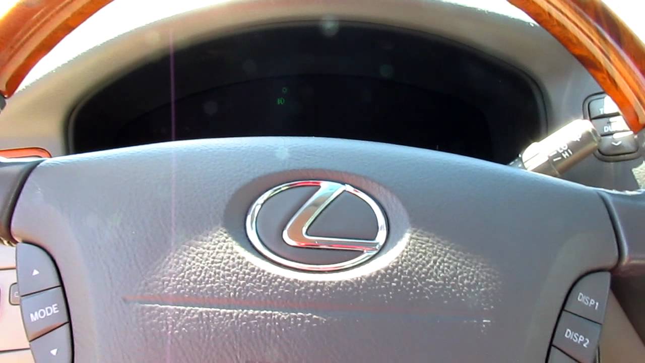 2001 Lexus LS 430 Start up and telescoping steering wheel
