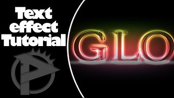 Photoshop CS6 Glowing neon text effect tutorial