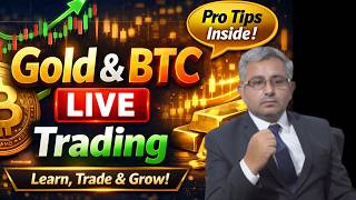 Gold &amp; Bitcoin Market Analysis | Practical &amp; Educational Trading Session no.1621