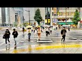 4K Rain Walk in Japan (Nagoya) - 雨の散策