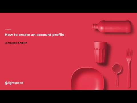 Creating an Account Profile