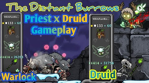 Magic Rampage | Weekly Dougeon | The Distant Burrows | With a star | Priest x Druid Gameplay