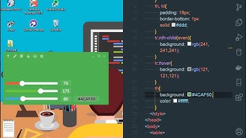 Tableaux en HTML/CSS