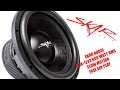 Skar Audio 600 Watts RMS VVX-12v3 Slow-Mo Free Air Play!!!