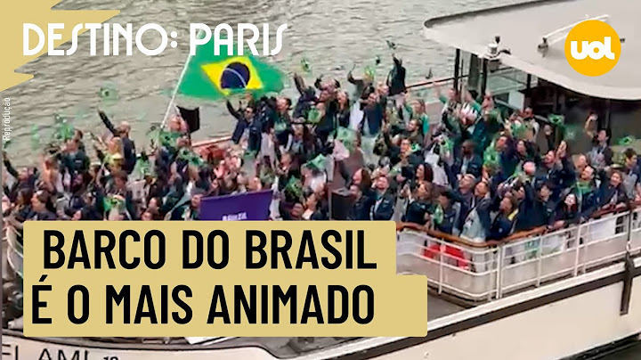 CERIMÔNIA DE ABERTURA DAS OLIMPÍADAS 2024: BARCO DO BRASIL É O MAIS ANIMADO DO RIO SENA, EM PARIS