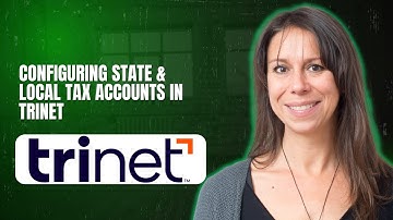 Configuring State & Local Tax Accounts in TriNet