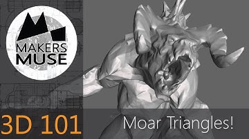 Add smoothness to your meshes using remeshing! 3D 101