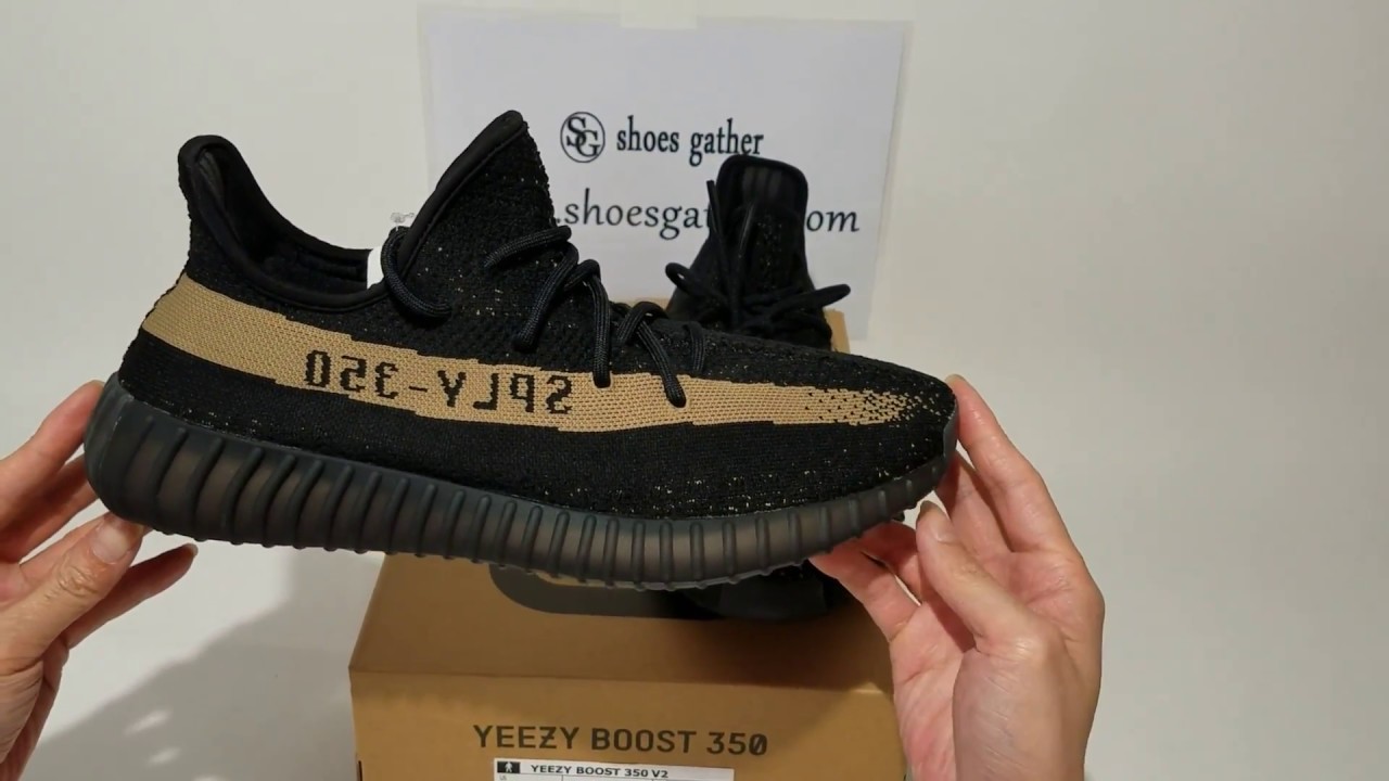 NEW 2016 UA Adidas Yeezy 350 V2 Boost SPLV Black Green Sneakers ...