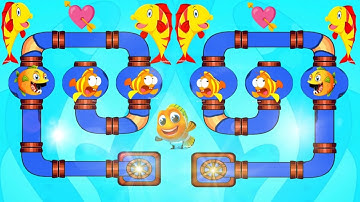 save the fish game pull the pin//save fish game/level 530 level to 549 level #fishdom@HAYAT GAMERZ