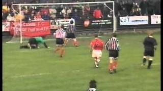 Forest Green v Morecambe FA Cup 2000-01 Own goal