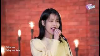 IU singing 'Darl ing' by SEVENTEEN ENG | during IU Palette x SVT