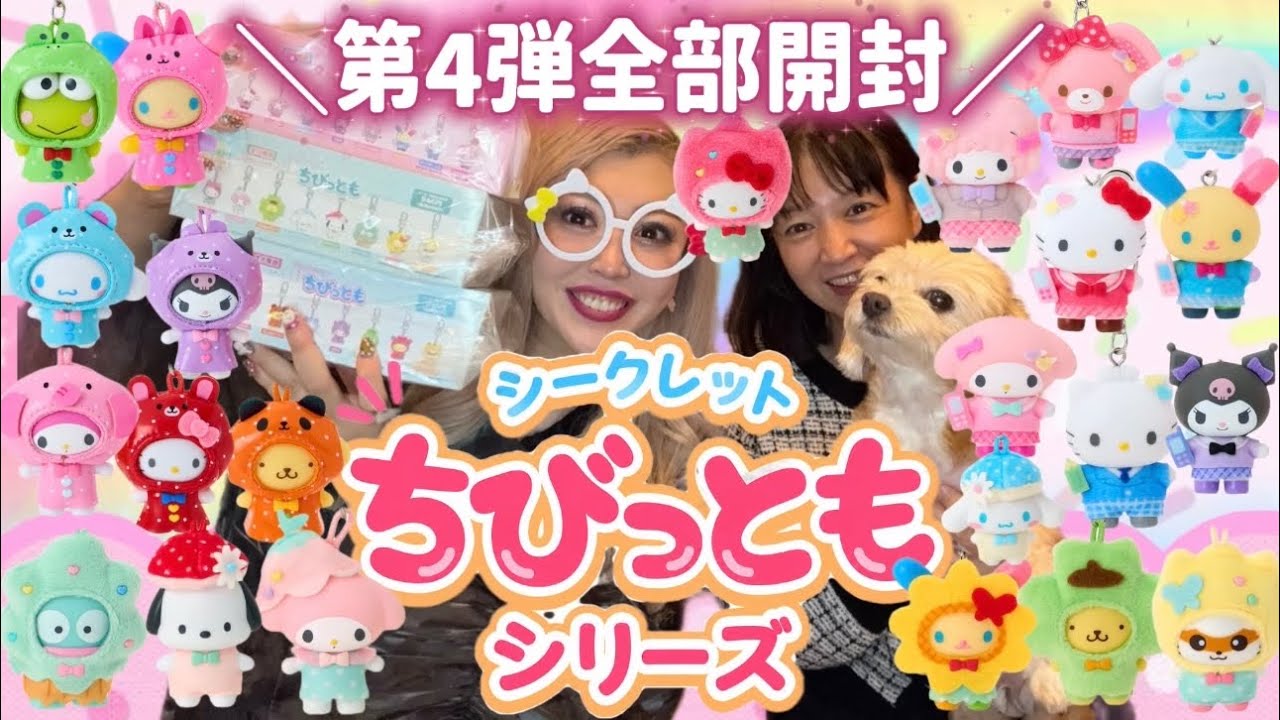 ちびっとも第4弾】毎回即完売級の大人気サンリオ新作ちびっともを3箱