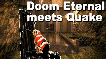 Doom Eternal has a Quake Mod now - Quake E1M1 by nhaselton
