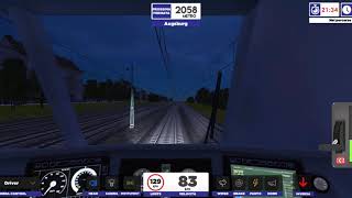 InterCity DB 146. Da Monaco di Baviera Centrale a Stoccarda. Euro Train Simulator 2. screenshot 2