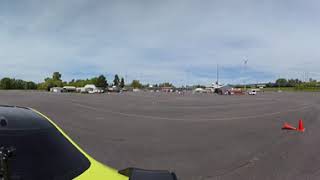 Peter's 3rd run - Oregon SCCA Solo Event 3 (panoramic)