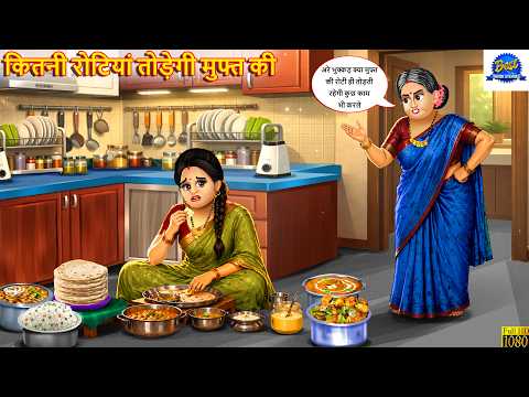 कितनी रोटियां तोड़ेगी मुफ्त की | Kitni Rotiyan Todegi Muft ki |  Saas Bahu |Hindi Kahani |Moral Story