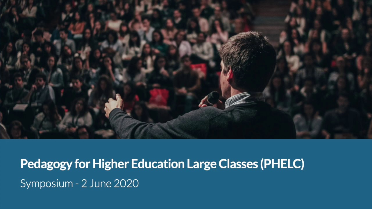PHELC 2020   Keynote 1, Prof  David Carless, Assessment and Feedback for Large Classes