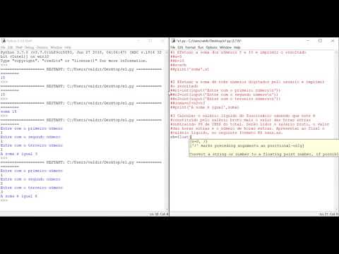 005 - Exemplo de programação linear/sequencial