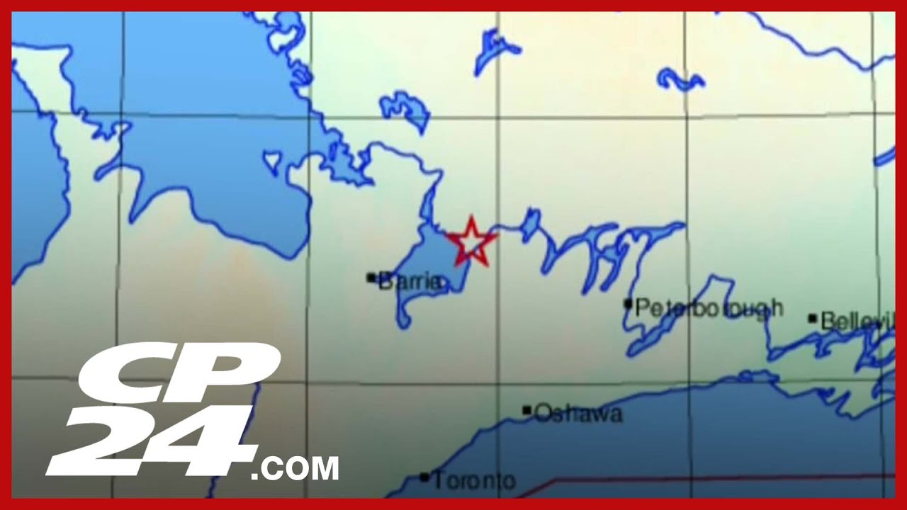 Tremors felt across southern Ontario after earthquake strikes near Orillia