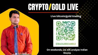 Live sreaming for gold and bitcoin trading / #bitcoinanalysis #goldtradingstrategy