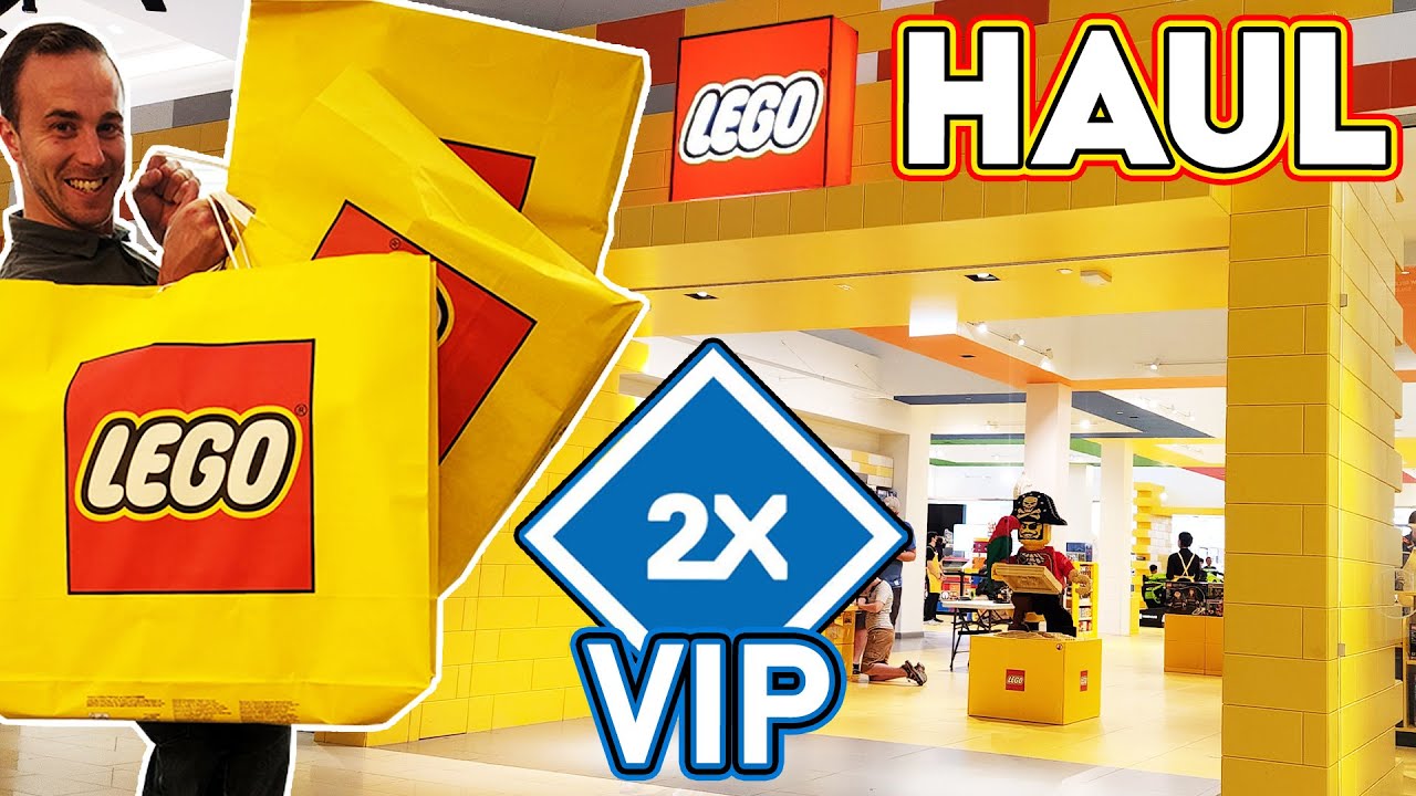 Styring svag høj Crazy LEGO Store Double Points Shopping Haul! - YouTube