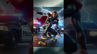 Superheroes Skateboarding ❤️ Marvel & Dc - All Characters #avengers #shorts #marvel