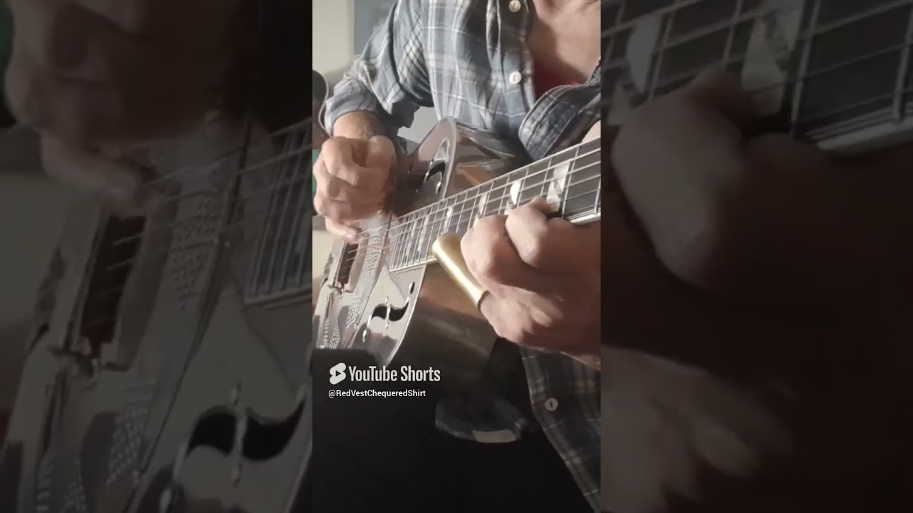 Dobro Resonator slide Guitar lick 07 