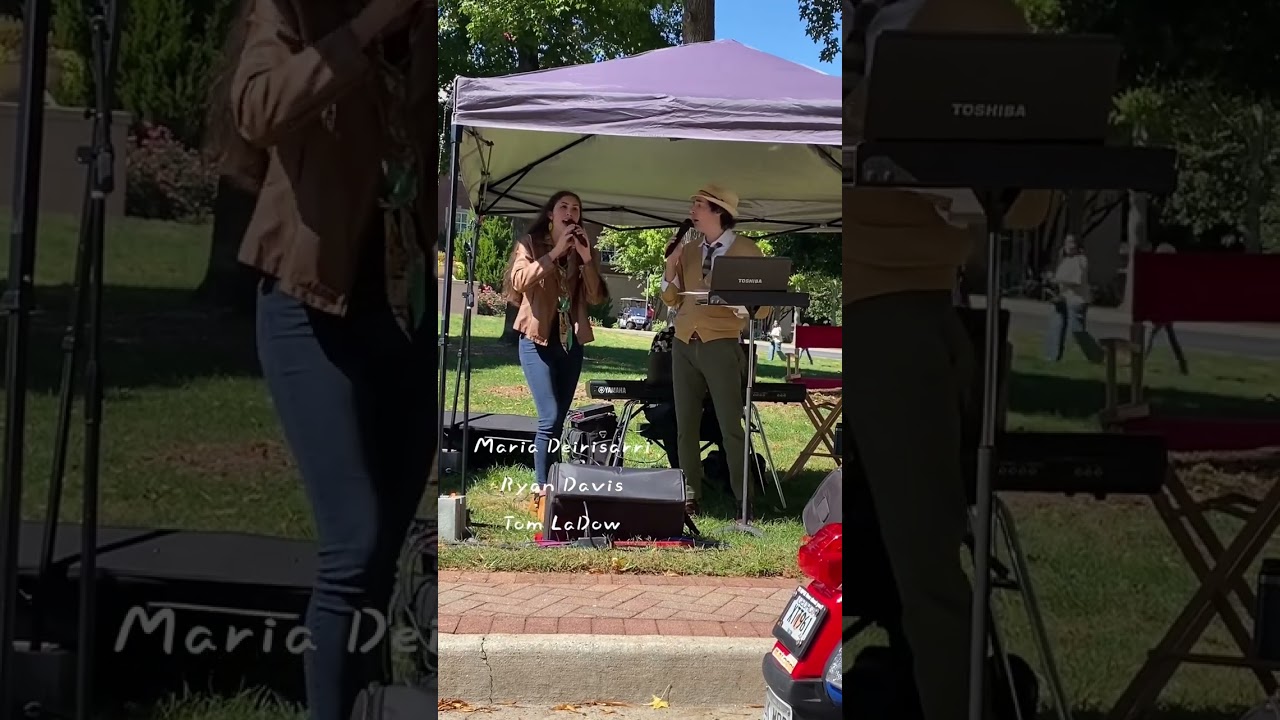 Maria Deirisarri in duet with Ryan Davis and Tom LaDow -piano.