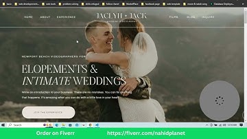 Showit website design | Order on Fiverr | showit website