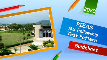 PIEAS MS Test Pattern and Syllabus | PIEAS MS admission | PIEAS Admissions 2020