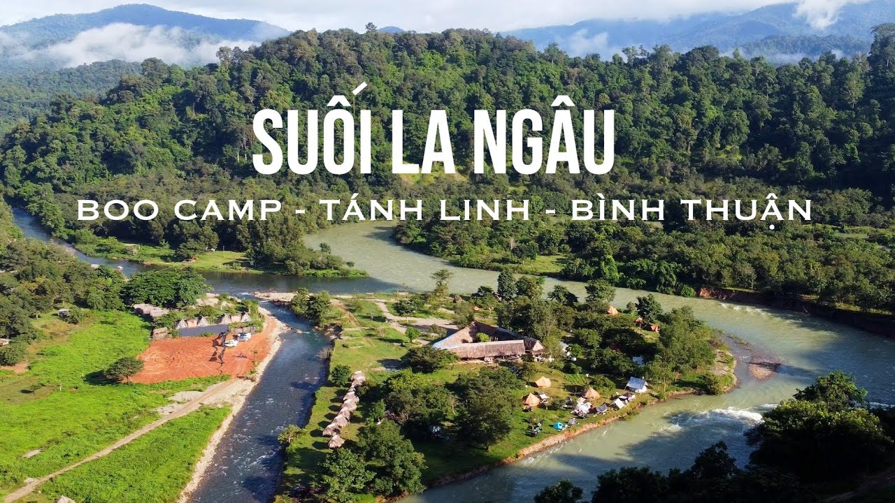Cắm trại núi rừng bên suối thiên nhiên trong lành ở bãi Boo camp La ...