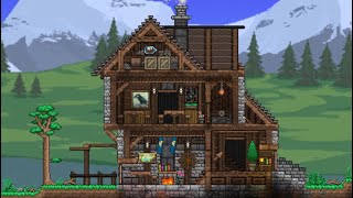 Building a Tavern  Terraria 1.4.4