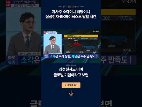 주주한테 더 유리한 방식은?ㅣ이완수 그레너리투자자문 대표