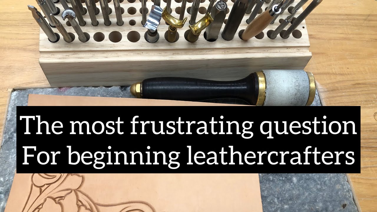 Basic Leather Stamping & Carving Set 6 Leathercraft Stamping Tools, 1 Swivel  Knife, 1 Stylus Beginner's Kit 