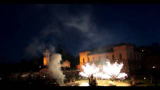 Fuochi d'artificio al Castello di San Gaudenzio di Cervesina (PV)