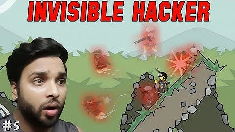 Invisible Hacker in mini militia 😱 # 5