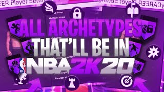 All Archetypes That Will Be In Nba2K20