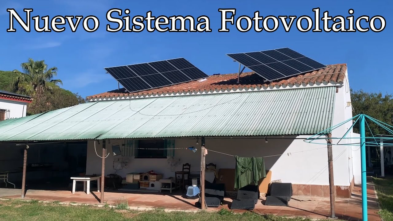 Nuevo Sistema Fotovoltaico Aislado. Limpieza del establo de las ovejas. Ep104.