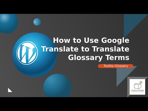 Using Google Translate for Glossary Terms on Your Website | WordPress