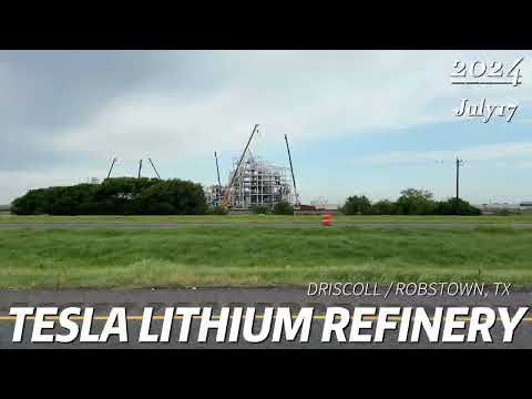 Tesla Lithium Refinery - July 17, 2024