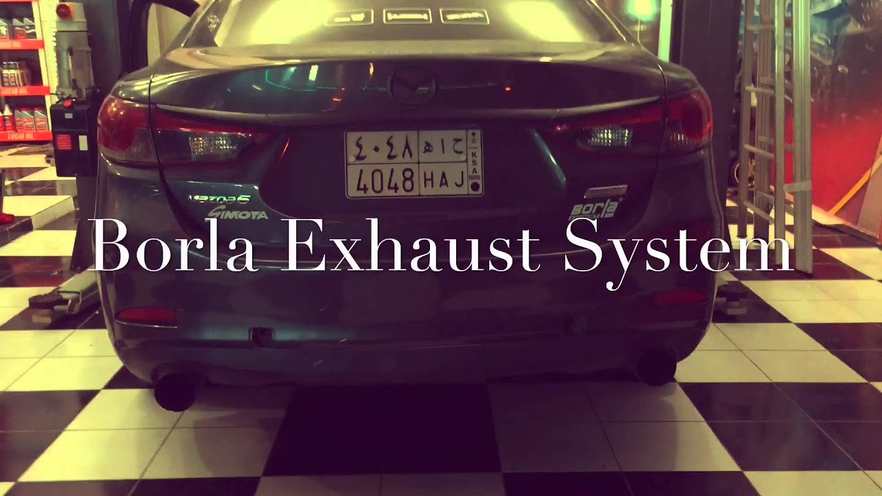 Mazda 6 2014 Borla Exhaust & Simota Air Intake System YouTube